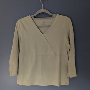 J. Jill Supersoft Crossover Tee